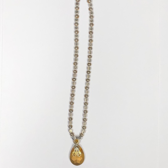 Rhinestone Crystal Pendant Necklace - Picture 5 of 9